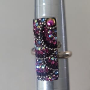 Sterling Silver 925 Mosaic Ring